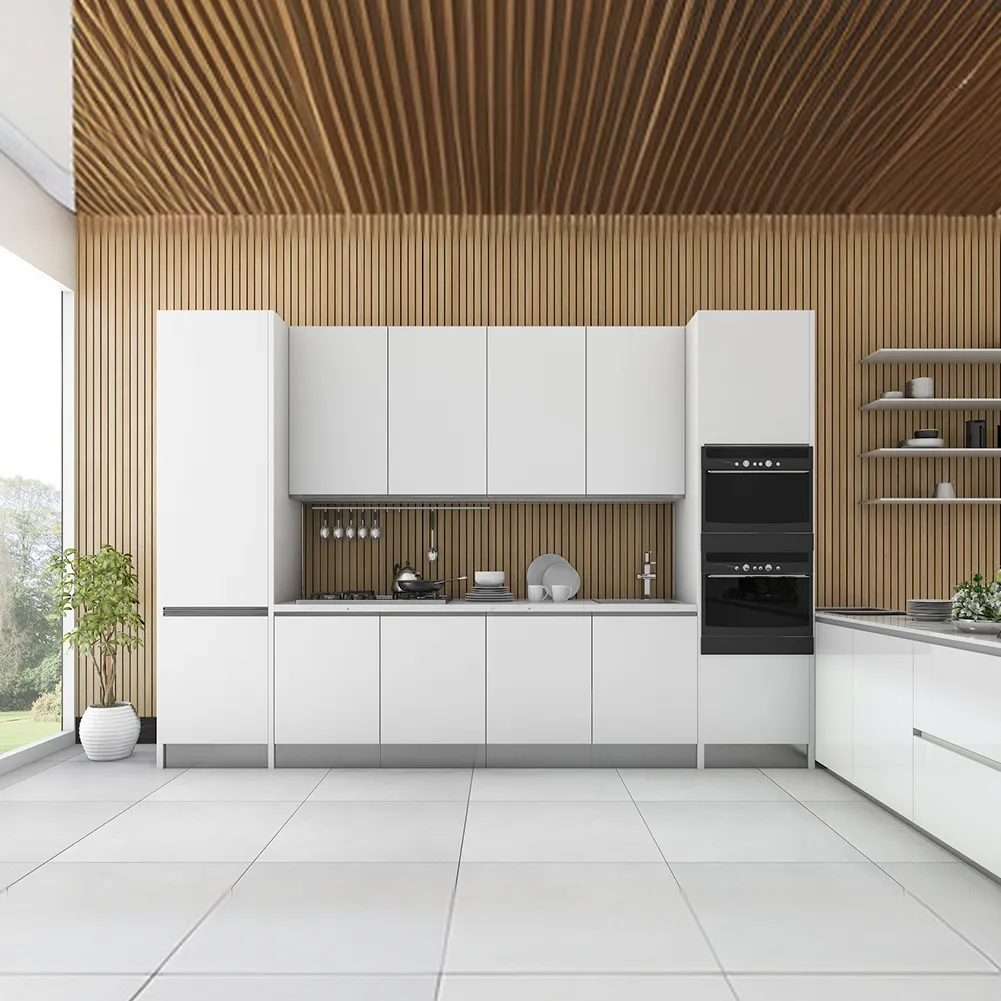 Modern kitchen design in Aanirudh's T. Nagar apartments
